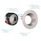 Luxrite 4 Inch LED Recessed Downlight 5 CCT Selectable 2700K-5000K 15W 1100LM Dimmable Brushed Nickel LR24950 LR24962-1PK - alternate 3